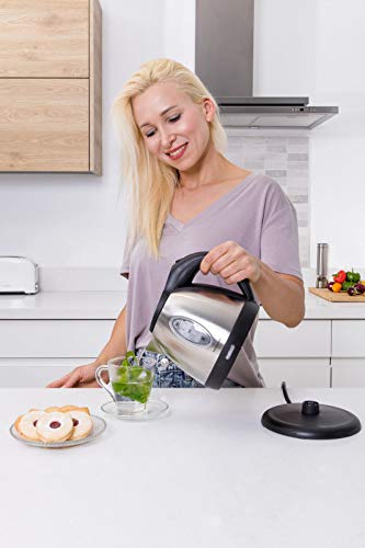 Stainless Steel Electric Kettle (Stainless Steel 1.2L)