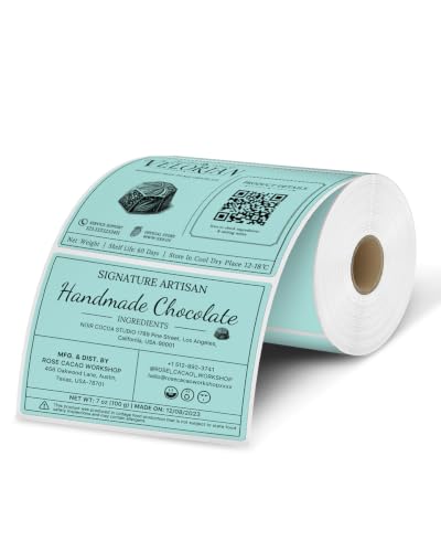 4x3 Inch Thermal Labels (4"x3" / Green)