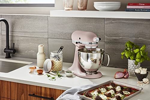 Artisan, 5-Qt Tilt Head Stand Mixer, KSM150PS, Feather Pink (Feather Pink)