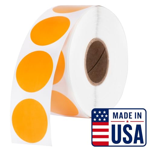 Orange Thermal Labels (Orange)