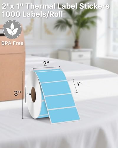 2x1 Inch Thermal Labels