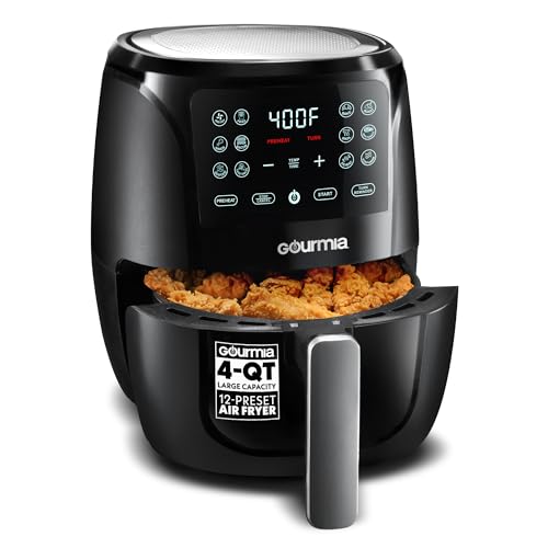 Air Fryer 4 Qt Basket Capacity (4 Quart / Black)