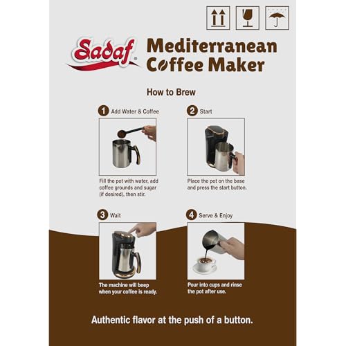 One Touch Mediterranean Coffee Maker (Gold)