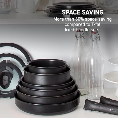 Ingenio Expertise Non Stick Cookware Set 14 Piece (Red / 14-Piece induction)