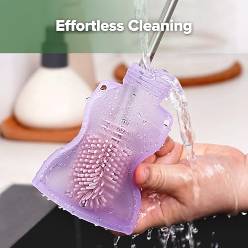 Refillable Silicone Baby Food Pouch (Lavender / 4-Pack)