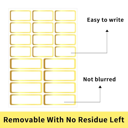 Gold Labels Stickers