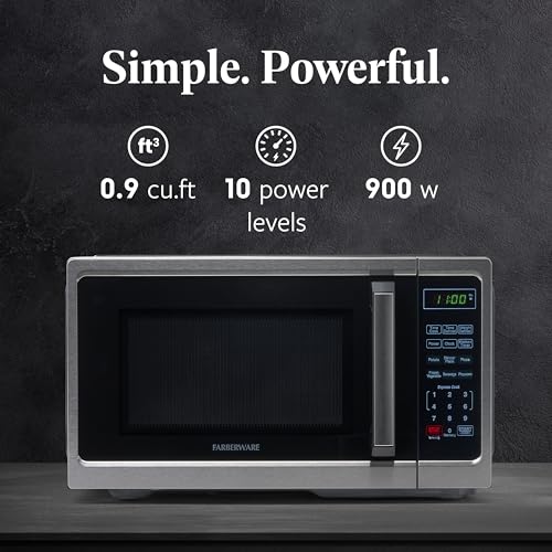 0.9 Cu. Ft. Countertop Microwave Oven (0.9 Cu. Ft. / Stainless)