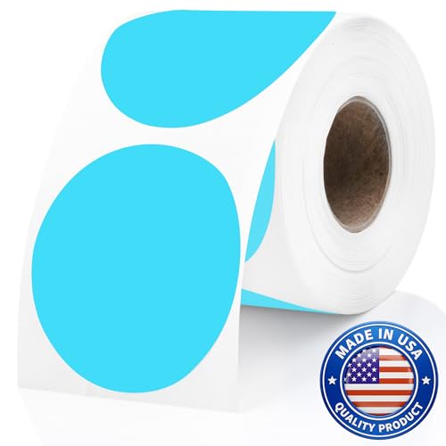 Light Blue Thermal Labels (Light Blue / 300 Stickers)