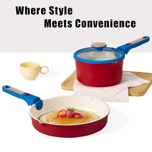 17Pcs Titanium Cookware Set