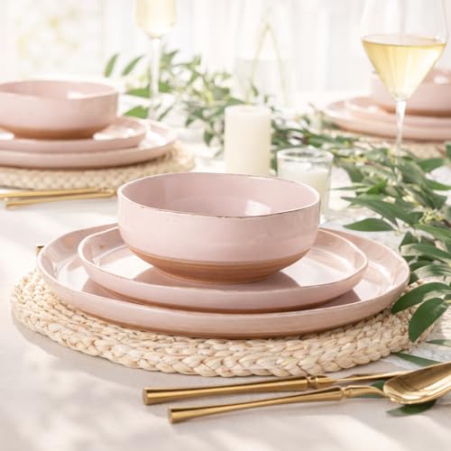 Dinnerware Sets for 4 (Cloud Pink / Service For 4(12Pcs))