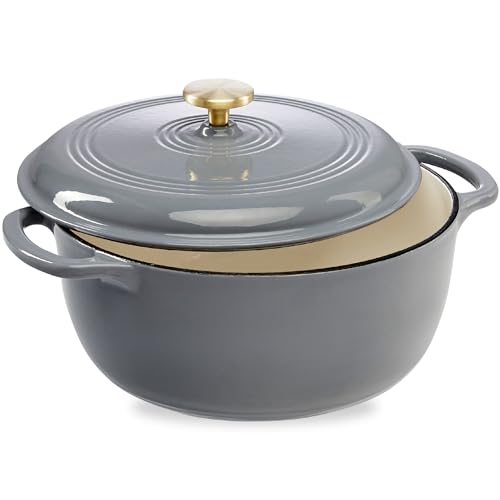 7.5 Quart Enamel Cast (Graphite Gray / 7.5qt Round)