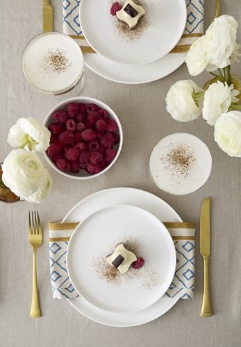 Modern White Porcelain 18 (18-Piece Dinnerware Set)