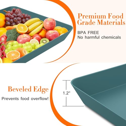 4 pcs Serving Tray for Entertaining (4 Count)