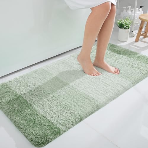 Bathroom Runner Rug 47x24 (47" X 24" / Sage Green)
