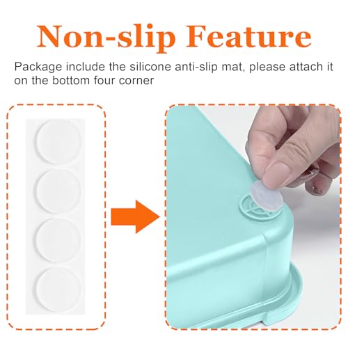 Expandable Silverware Drawer Organizer (Turquoise / M(9.5-15.2"W x 12.6-19"D))