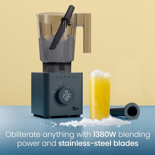 Obliterator 48 oz Countertop Blender for Smoothies (MIDNIGHT / Power Blender)