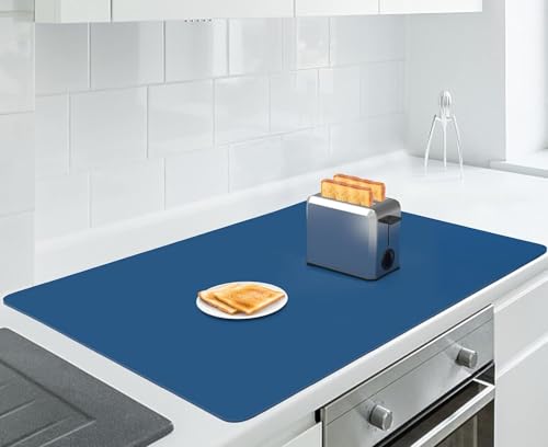 Extra Large Silicone Mat 35.3"x23.5"x0.08" (Blue / 36"L x 24"W)