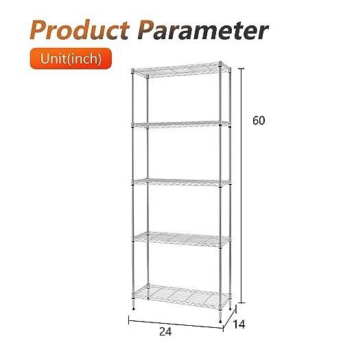 5 Tier Wire Shelf
