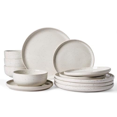 Meteor 12 Piece Stoneware Dinnerware Set