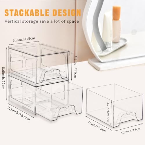 6 Pack Stackable Storage Drawers
