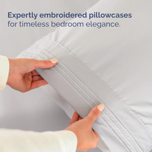 Flex Top Split Head King 4 Piece Sheet Set (04 - French Grey / Split Head/Flex Top)