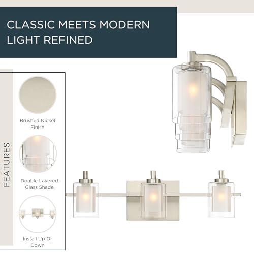 Kolt 21" LED Vanity Light (3-Light / Brushed Nickel)