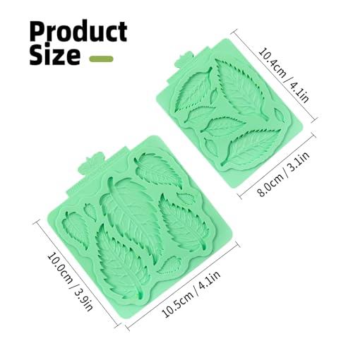 Leaf Molds Silicone (2 Pcs)