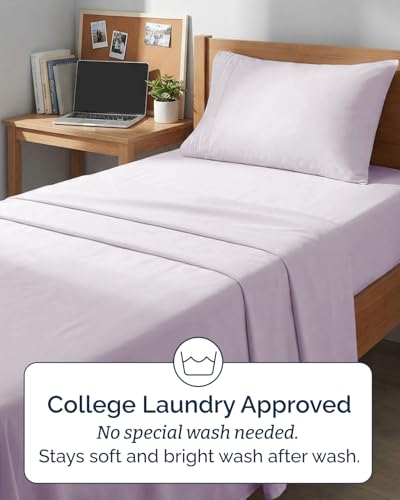 Twin XL 3 Piece Sheet Set (33 - Light Lavender / Twin XL)