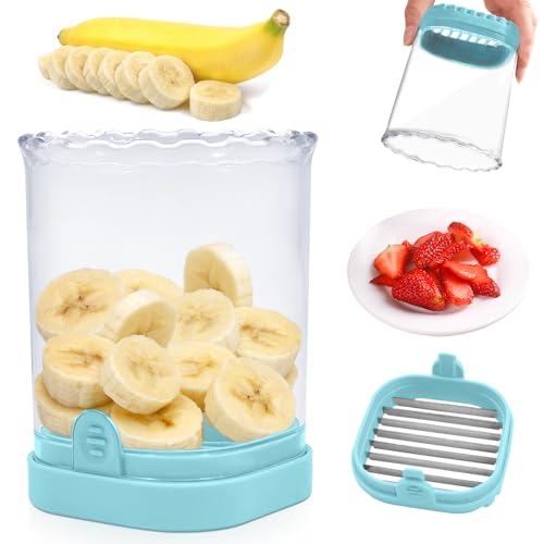 Fruit Slicer Cup (Light Blue)