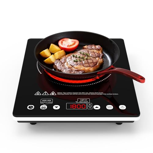 1800W Electric Cooktop