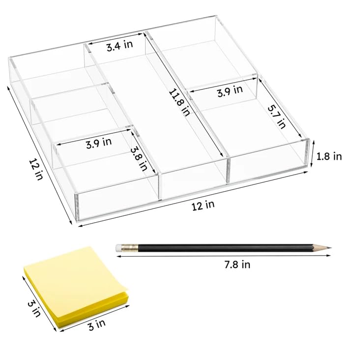 Acrylic Drawer Organizer