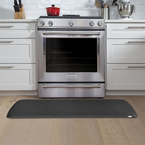 Elite Premier Gel & Foam Anti (48"L x 20"W x 0.8"Th / Basketweave Black)