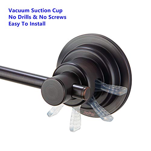 16 Inch Suction Cup Towel Bar (Suction Towel Bar-16 Inch Rubbed Bronze)
