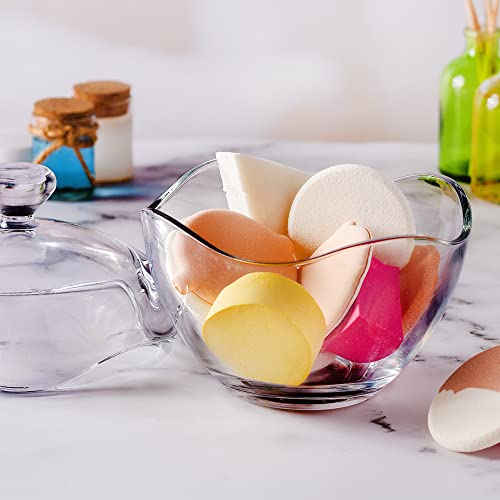 13.5 oz Glass Candy Jars for Candy Buffet with Lid
