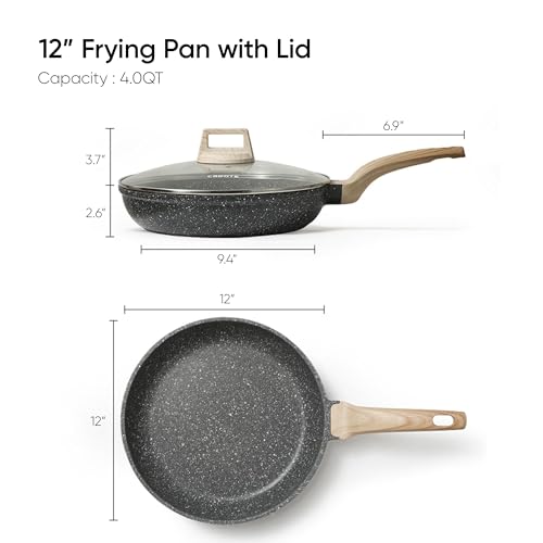 Non Stick Frying Pan (12" / Black)