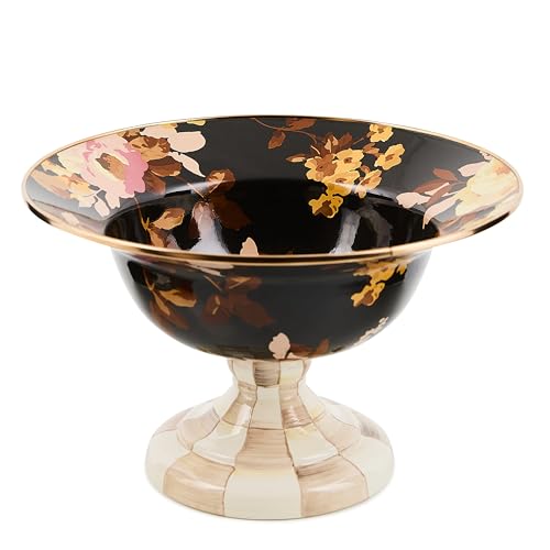 Enamel Compote (Large / Brown Wild Rose)