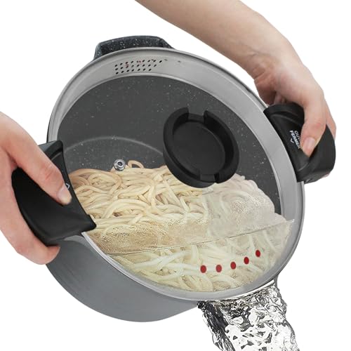 8.5QT Pasta Pot with Strainer Lid (8.5 Quarts)