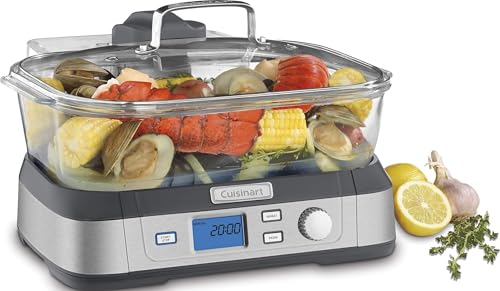 Glass Food Steamer (Stainless Steel)