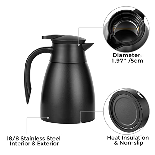 34 Oz Thermal Coffee Carafe (Starry Black / 34 Ounces)
