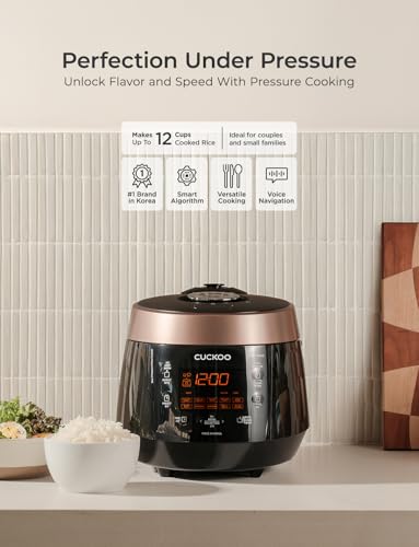 High Pressure Rice Cooker (6 CUP / Black)