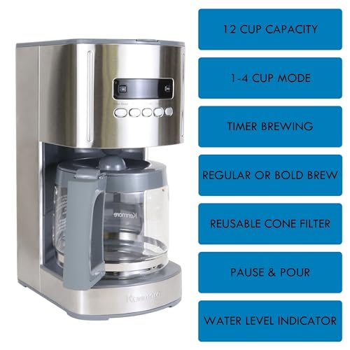 Kenmore Drip Coffee Maker (Stainless Steel)