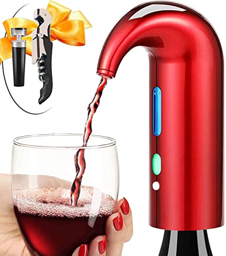 Fathers Day Wine Aerator Electric Wine Decanter (Pro / Lucky red)