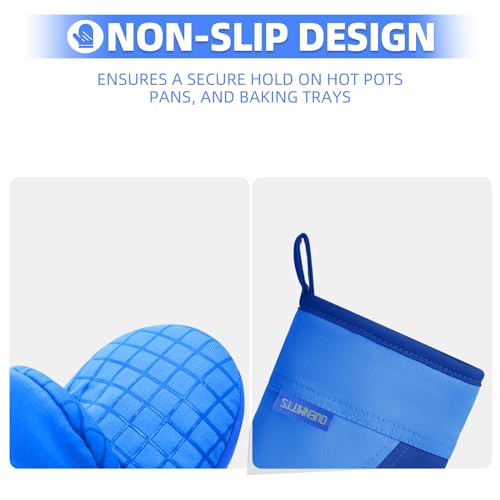 Mini Oven Mitts (Dark Blue)