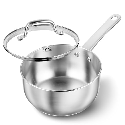 Stainless Steel Saucepan (Silver / 3 Quart)