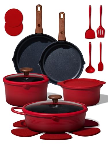 20pcs Titanium Cookware Set