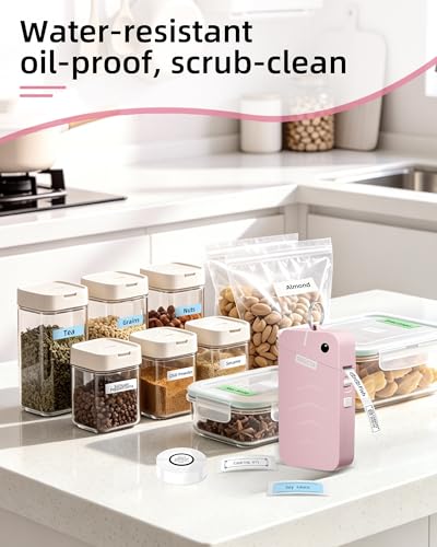 Label Maker S001 Portable Bluetooth Label Maker Machine with Tape