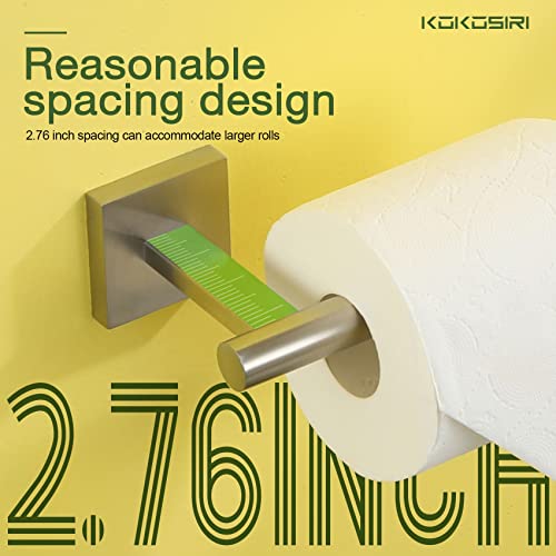 Toilet Paper Holder Tissue Paper Dispenser for Bathroom Toilet Roll Holder Brushed Nickel Stainless Steel B2005BR