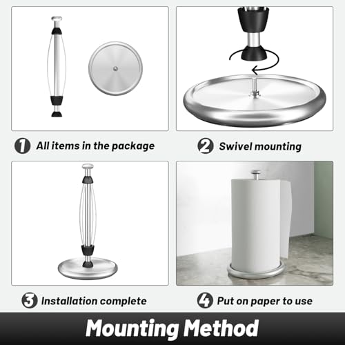 Simply Tear Paper Towel Holder Countertop with EVA Non