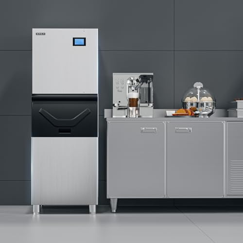 550LBS 24H Commercial Ice Maker Machine with 300LBS Storage Bin (550lbs/Day with 300lbs Bin)