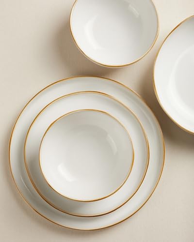 Extra Large Dinnerware Set for 12 (White / Set (36pcs))